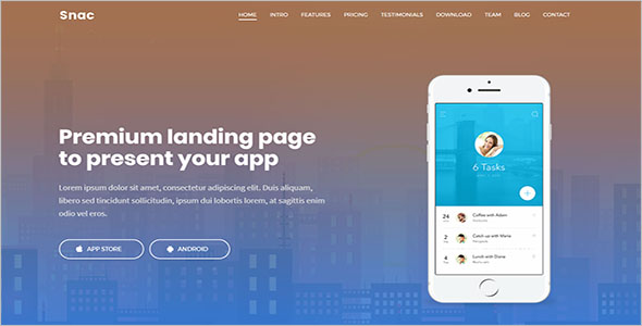 Best Internet Marketing Landing Page Template