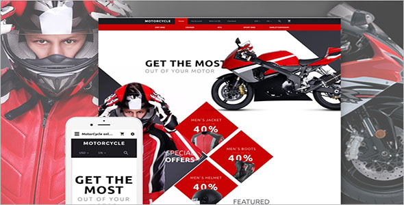 Bike Store Open Cart Template