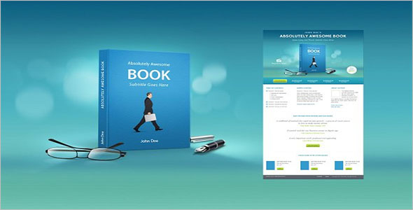 Book Marketing Landing Page Template