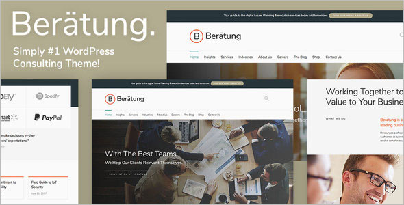 Broker Website WordPress Theme