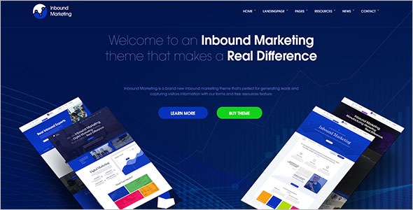 Business Marketing Landing PageTemplate