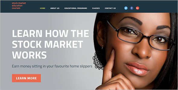 Business School Website Template