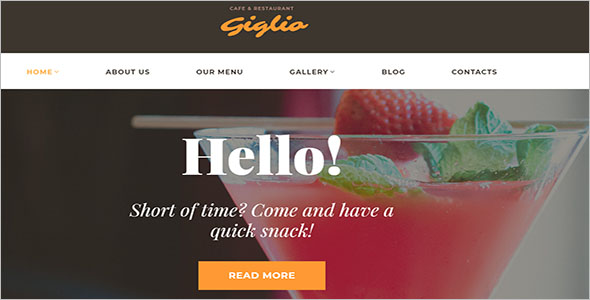 Cafe WordPress Theme