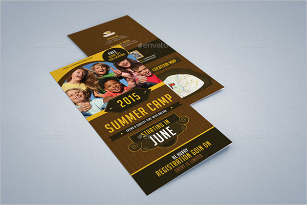 Camp Brochure Design Idea