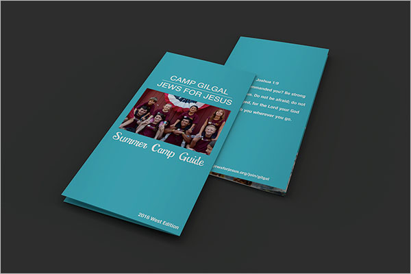 Camp Brochure Template Free