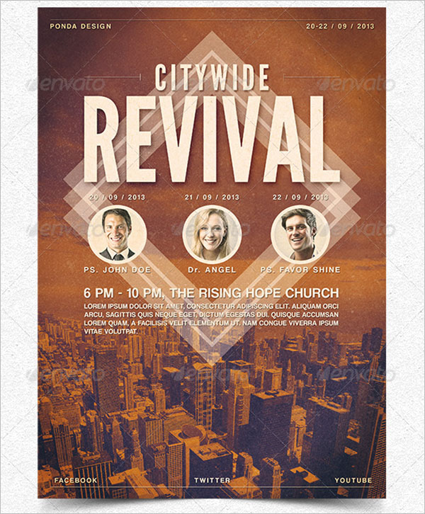 Citywide Revival Flyer Template