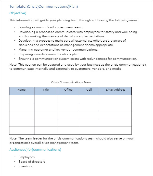 20+ Communication Plan Templates Free PDF, PPT, Excel, Word Formats