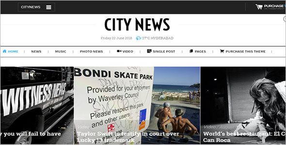 Comprehensive Newspaper WordPress Theme