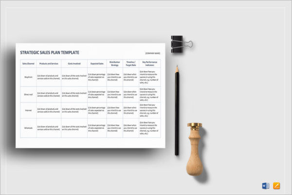 Corporate Strategic Plan Template