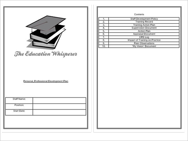 Development Plan Template Free Download