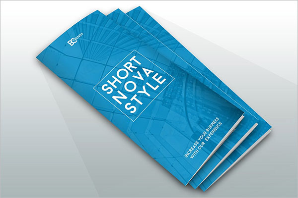 EditableÂ Half Fold Brochure Template