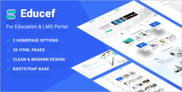 Education Portal Website Template