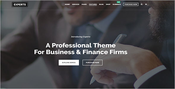 Elegant WordPress Broker Theme