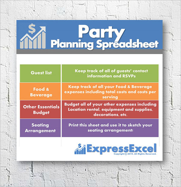 26 Party Planning Templates Free Pdf Excel Word Formats