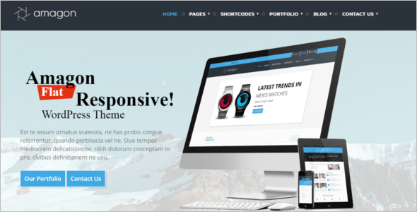 Flat Multipurpose Website Template