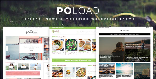 Food Blog Design WordPress