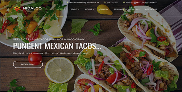 Free Food Blog WordPress Theme