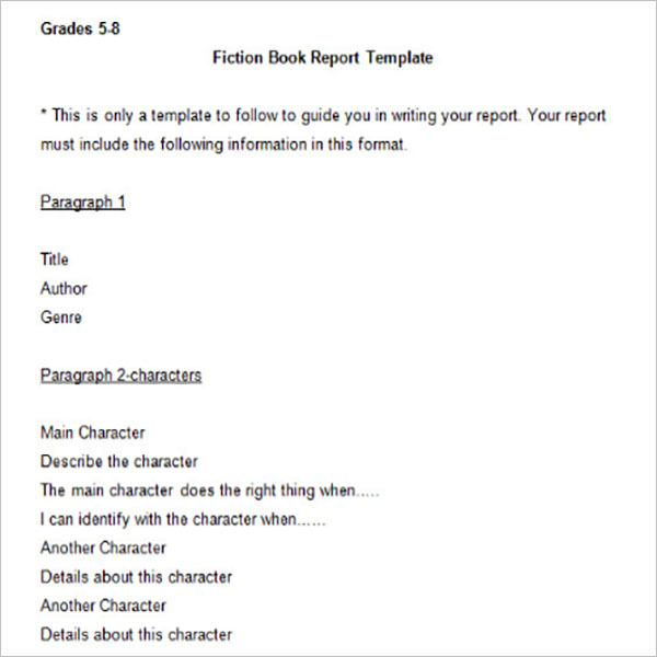 Free School Report Template