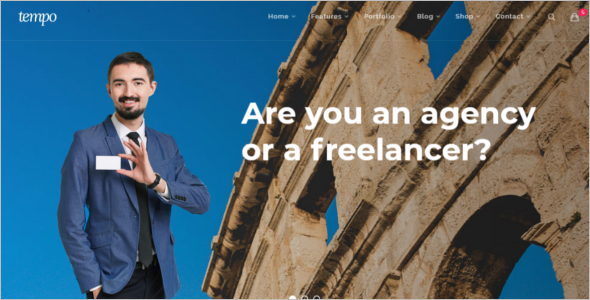 Freelancer Bootstrap Template
