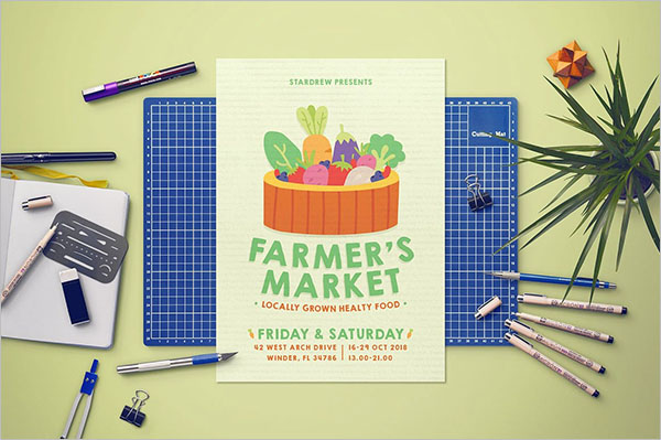 Fresh Grocery Flyer Template