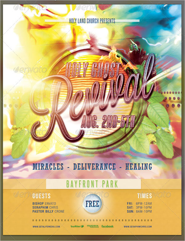 Full Page Revival Flyer Design