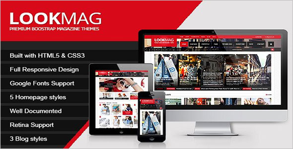 21+ Magazine Bootstrap Templates Free Website Themes