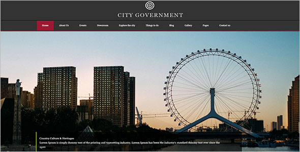 Government WordPress Theme