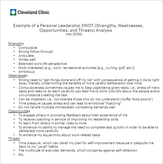 HR SWOT Analysis Template