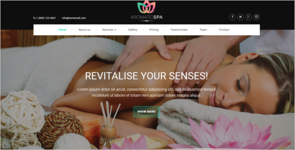 HTML5 Hair Salon Template