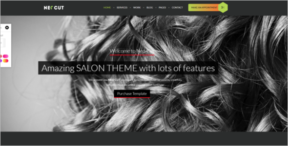 Hair Style Salon HTML5 Template