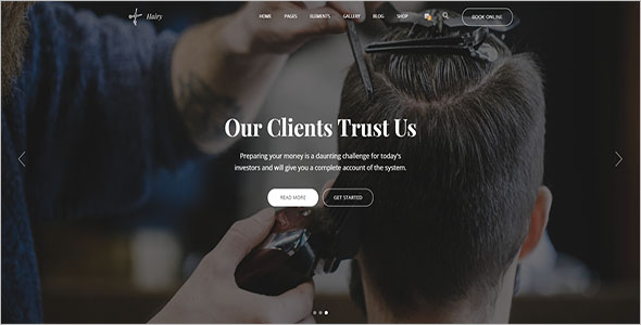 Hair Stylist HTML Template