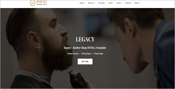 Hairdressing HTML Website Template
