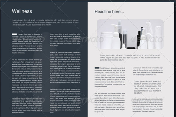 Half Fold Brochure PSD Template