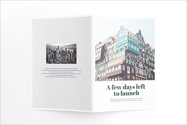 Half Fold Flyer Brochure Template