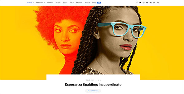High Quality Newspaper WordPress Theme