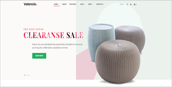 Home Decor Woocommerce Template