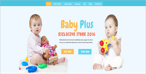 Kids Fashion Open Cart Template