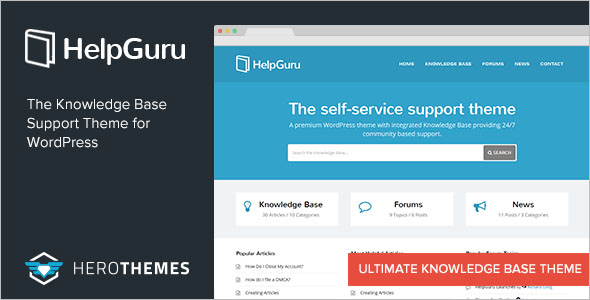 Knowledge Base WordPress Theme Nulled