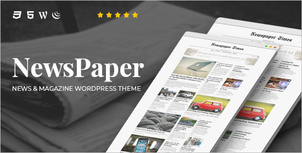 Latest Newspaper WordPress Theme
