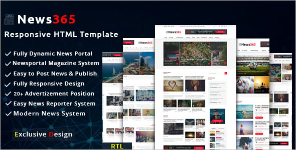 Magazine Blog Bootstrap Template