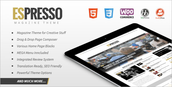 Magazine & Newspaper WordPress Theme