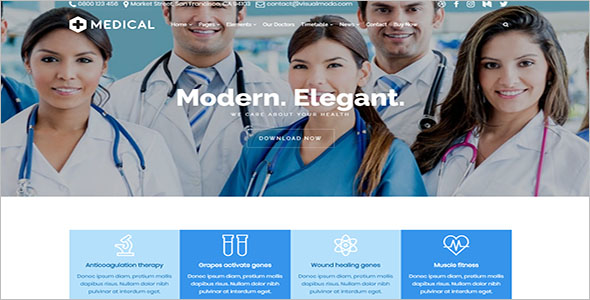 Medical Clinic WordPress Theme