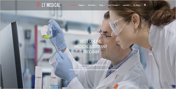 Medical Research Joomla Theme