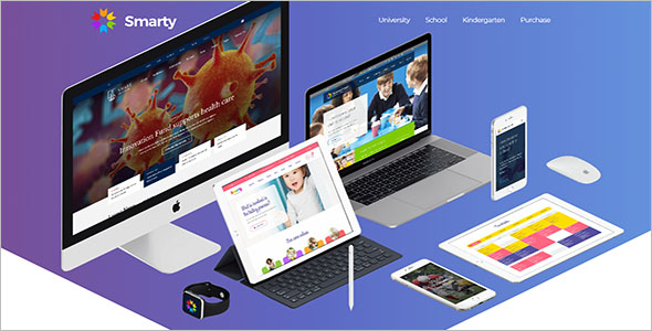 Middle School Website Template