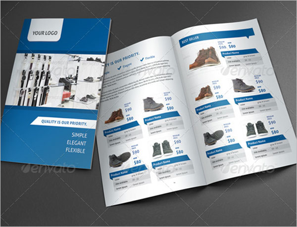 Minimal Half Fold Brochure Template