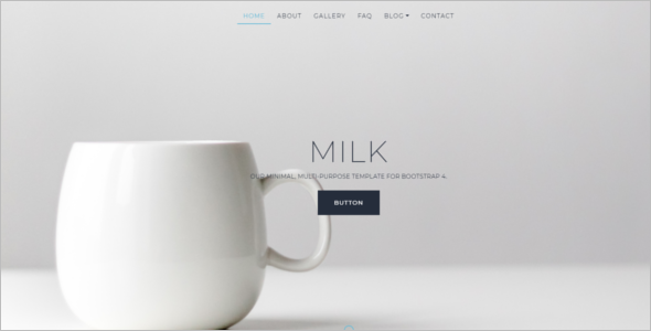 Minimal Website Bootstrap Template