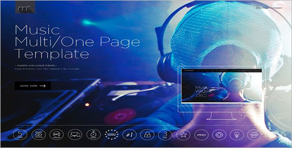 Multi Page Music Bootstrap Template