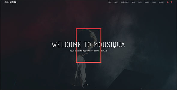Music Bootstrap Template