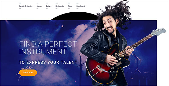 Musical Instrument OpenCart Template