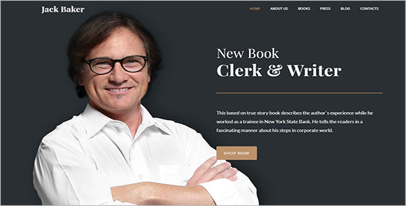 New Author Blog Template